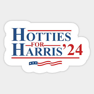 Hotties For Harris 2024 Sticker